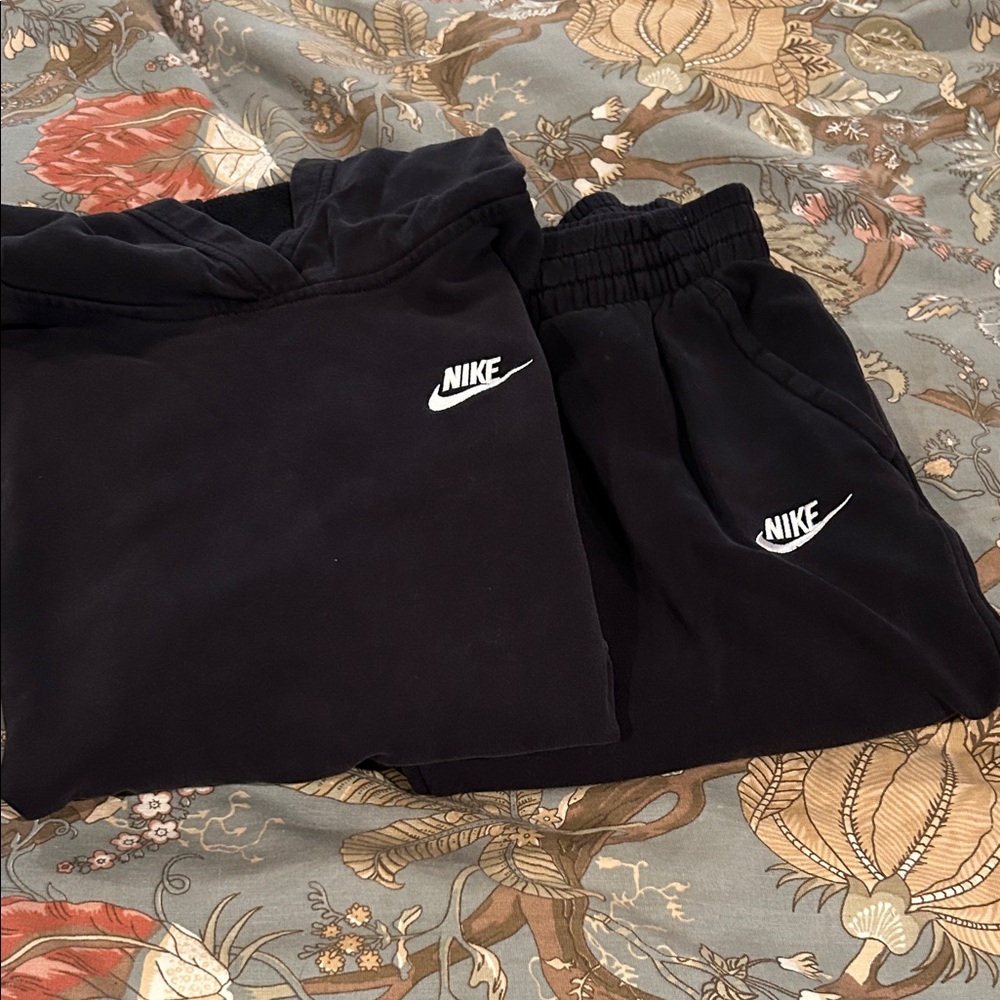 Nike Kids Black Joggers Set
